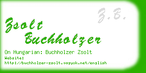 zsolt buchholzer business card